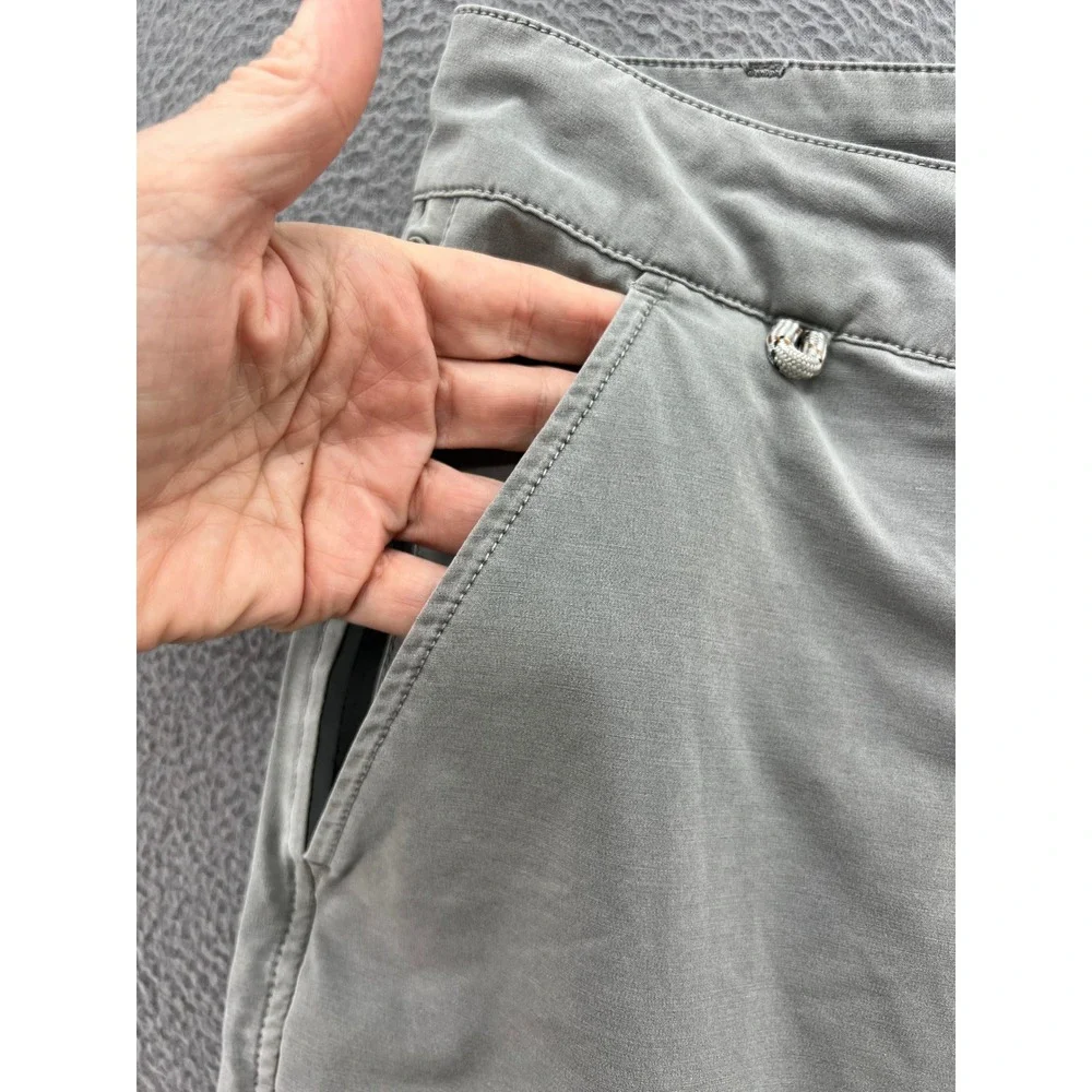 Lucky Brand Shorts Mens 38 Performance Utility Golf Gray Flat Front Stretch NWT